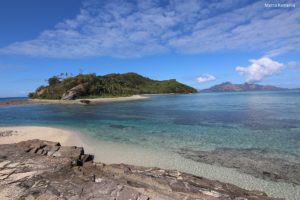 Narara vue à partir de Naukacuvu, îles Yasawa, Fidji. Auteur et Copyright Marco Ramerini